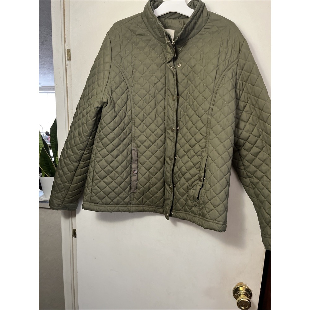 jade ivory womens jacket Army Green Size L-XL‎ Pre Owned